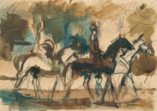 Study for the Riders, 1940-1949.