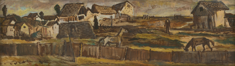 On the pasture, 1944.