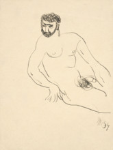 Seated Man, 1934.