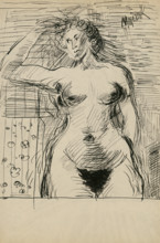 Female nude, 1930-1939.