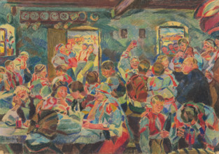 Study for the Painting Wedding II., around 1930.
