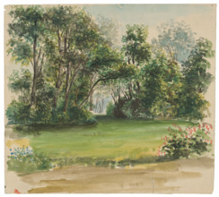 Park in Strazky, 1870/1880.