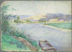 River in the valley, 1870-1890.