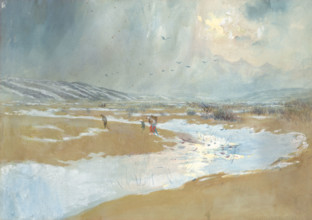 Spis Landscape in Winter, around 1879.