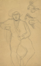 Study of a young man, 1919.