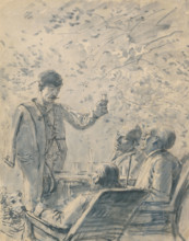 Figural study 329., 1890-1900.