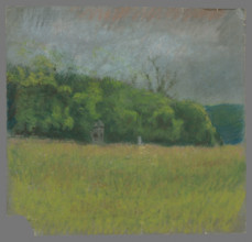 Summer day on a rocky forest clearing, 1875/1885.