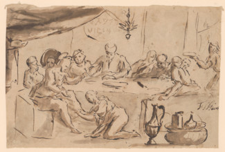Banquet in Bethany, 1701/1800.
