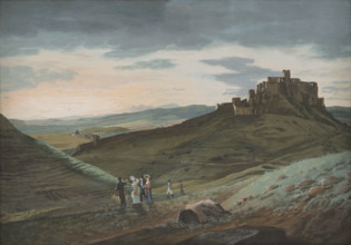 Landscape with Spis Castle, 1805-1810.