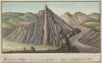 Orava castle from the north side, 1815.