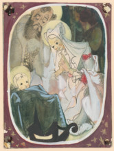 The birth of Jesus, 1940-1944.