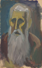 Old man's head, 1940/1944.