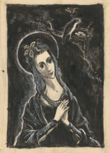 Saint with a Bird, 1939/1944.