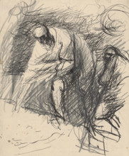Bent old man, 1940-1944.