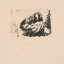 Mother with child, 1940-1944.