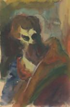 Man's head , 1940/1944.