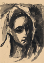 Head of a woman, 1940-1944.