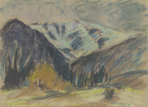 Autumn mountainous landscape, 1930-1935.