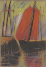 Red yacht, 1925.