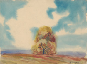 Autumn tree, 1933.