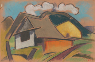 Cottages in the mountains, 1931.