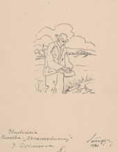 Unemployed, 1931.   Additional Info: Illustrations for the book - Jolana Cirbusova. Silent battles: