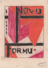New form - graphic design, 1932-1933.
