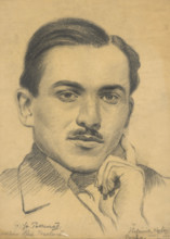 Portrait of the painter Ladislav Treskon, 1920.