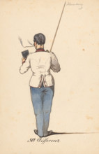 Standing soldier, 1850-1860.