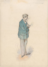 Man with a pipe, 1850.
