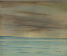 Sunset by the sea, 1935.