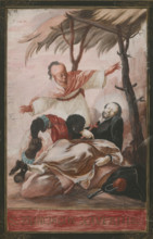 Death of St. Francis Xavier, 1700-1730.