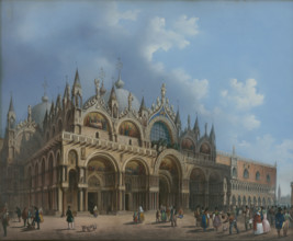 St. Mark's Church in Venice, 1800-1830.