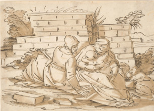 Seated Holy Family, 1501/1600.