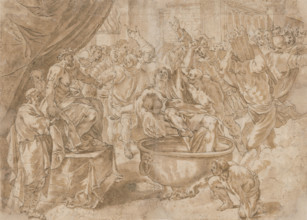 Scene of the torture of St. John on Patmos, 1501/1600.