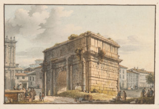 Triumphal arch in Rome, 1701/1800.