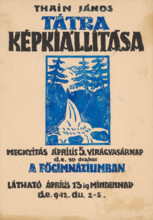 Poster for the exhibition of Tatra motifs, 1925.