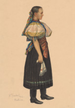 Study of a woman from Habina, 1923.