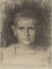 Study of a boy, around 1920.