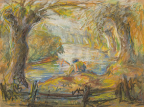 At the river, 1935-1945.