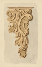 Study of ornamental decoration, 1879.