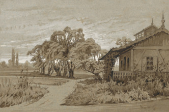 Greb - park in Poprad, 1875-1880.