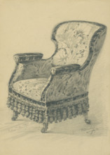 Study of an armchair, 1931.