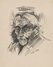 Man's head, around 1940.