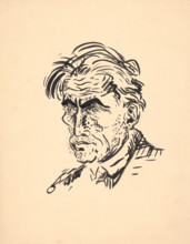 Male portrait II., 1940s.