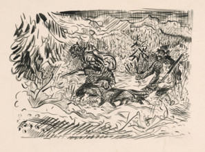 Winter hunt, 1910-1940.