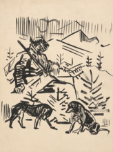 Resting hunter, 1940-1943.