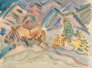 Wood collection, around 1940.
