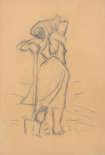 Woman with a spade, 1930-1935.