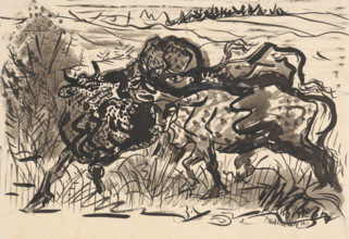 Cows in a Pasture, 1940.